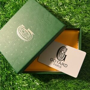 Goyard white  Card Holder